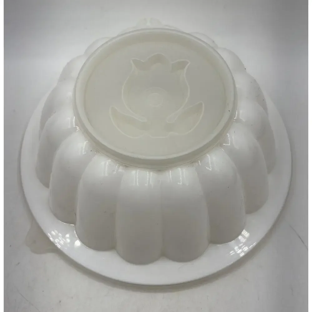 Vintage‎ TUPPERWARE Jell-n-Serve Jello Mold Tray 4 Lid Designs